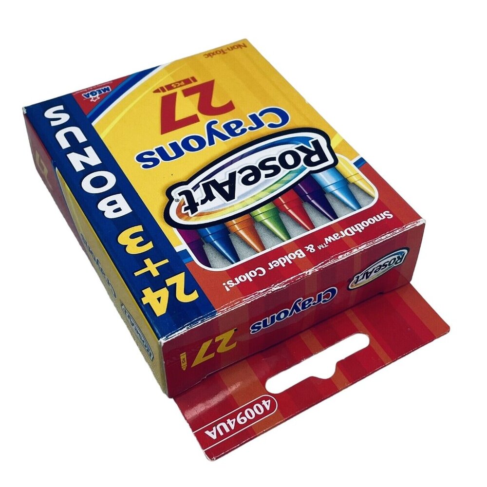 RoseArt Mega Crayons Bonus 27  Smooth Draw Color Discontinued Rose Art - Picture 14 of 14